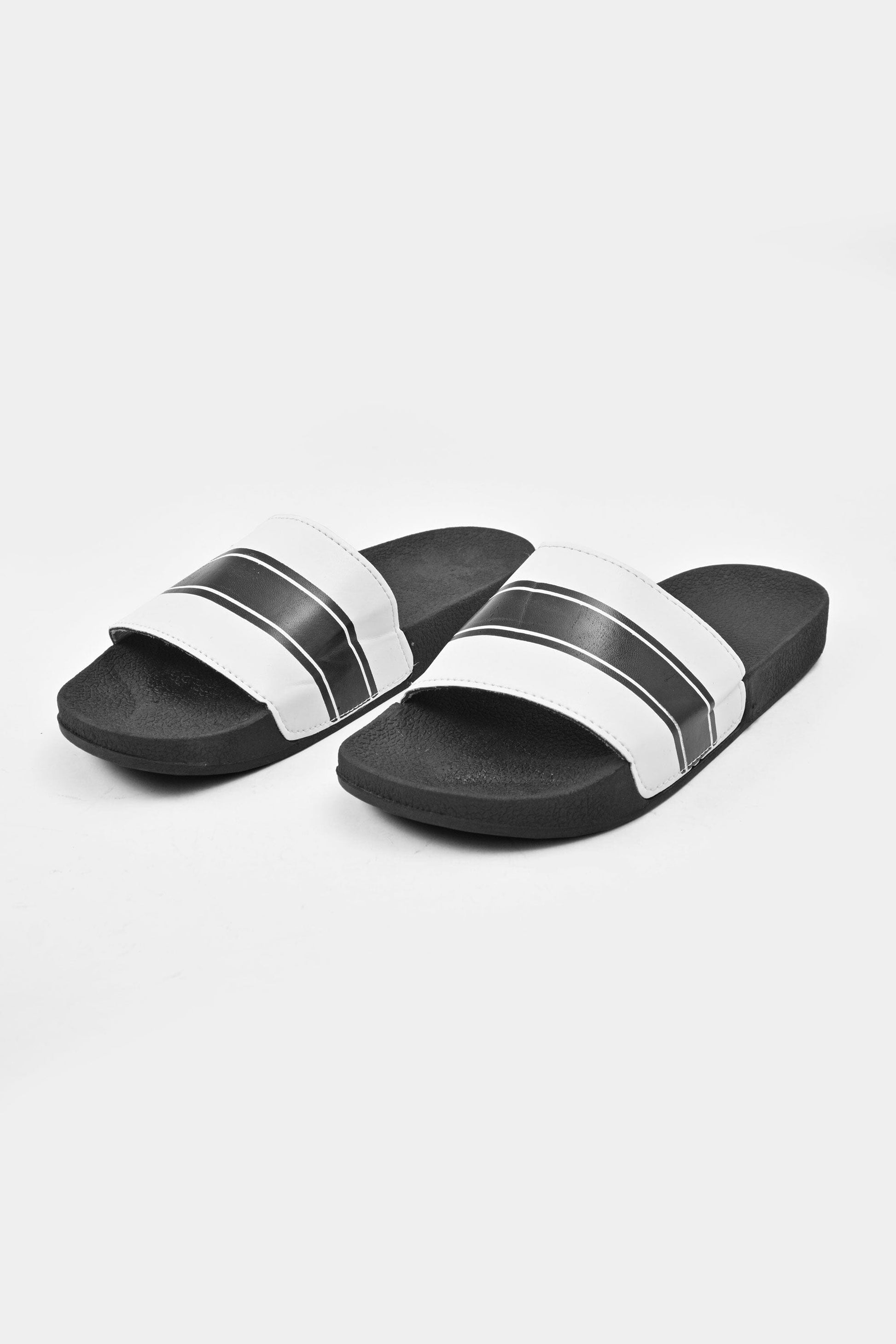 Men's Comfort Contrast Design Soft Slides Men's Shoes Hamza Traders 