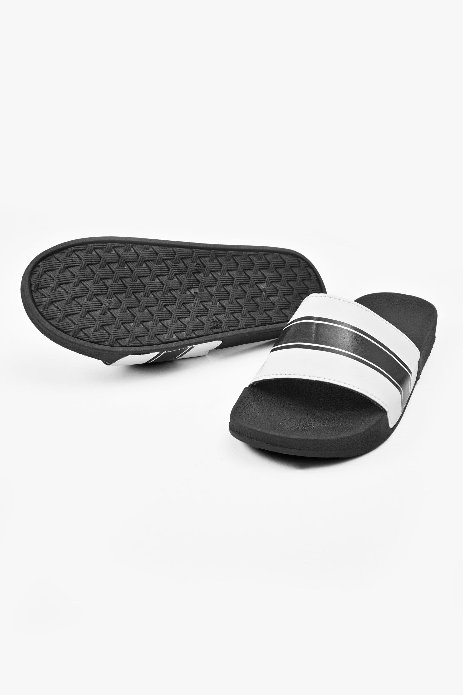 Men's Comfort Contrast Design Soft Slides Men's Shoes Hamza Traders 