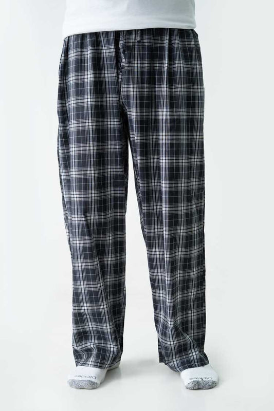 Men's Plaid Cotton Loungewear Trousers