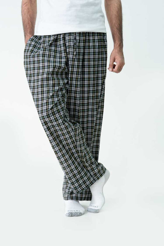 Men's Classic Plaid Loungewear Trousers