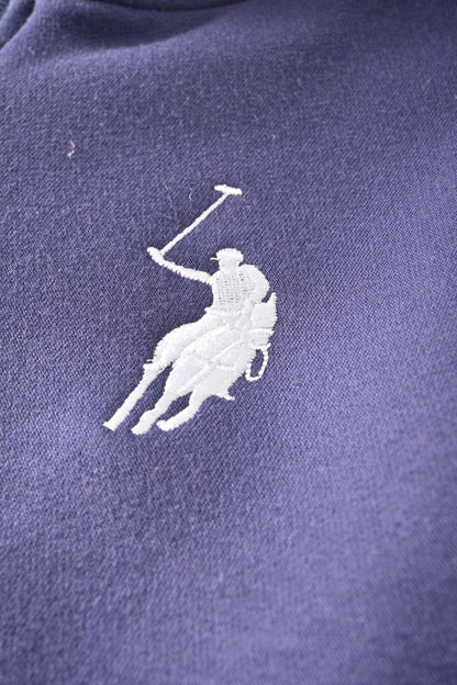 Polo Republica Men's Pony Embroidered Contrast Sleeves Fleece Zipper Jacket Men's Jacket Polo Republica 