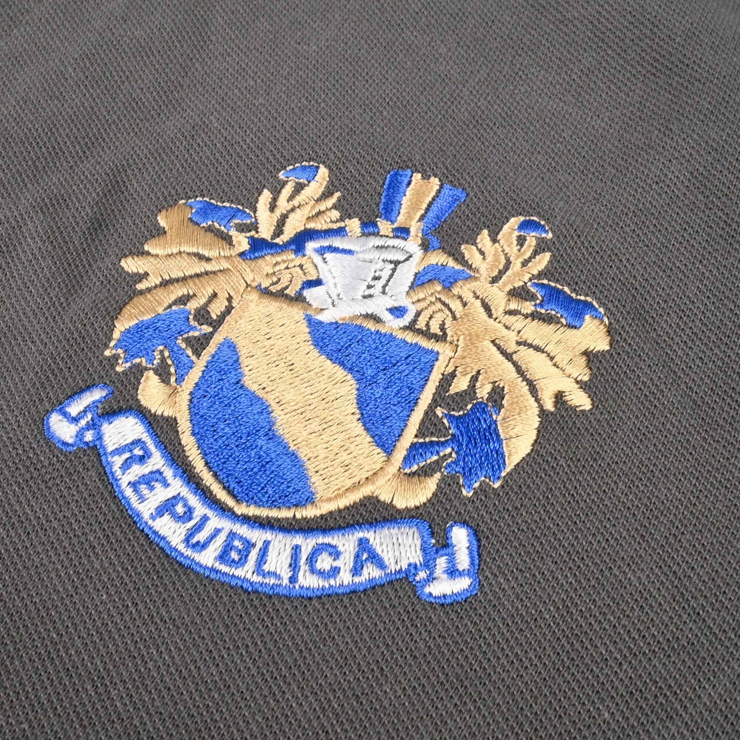 Polo Republica Men's Emblem & 8 Embroidered Short Sleeve Polo Shirt Men's Polo Shirt Polo Republica 