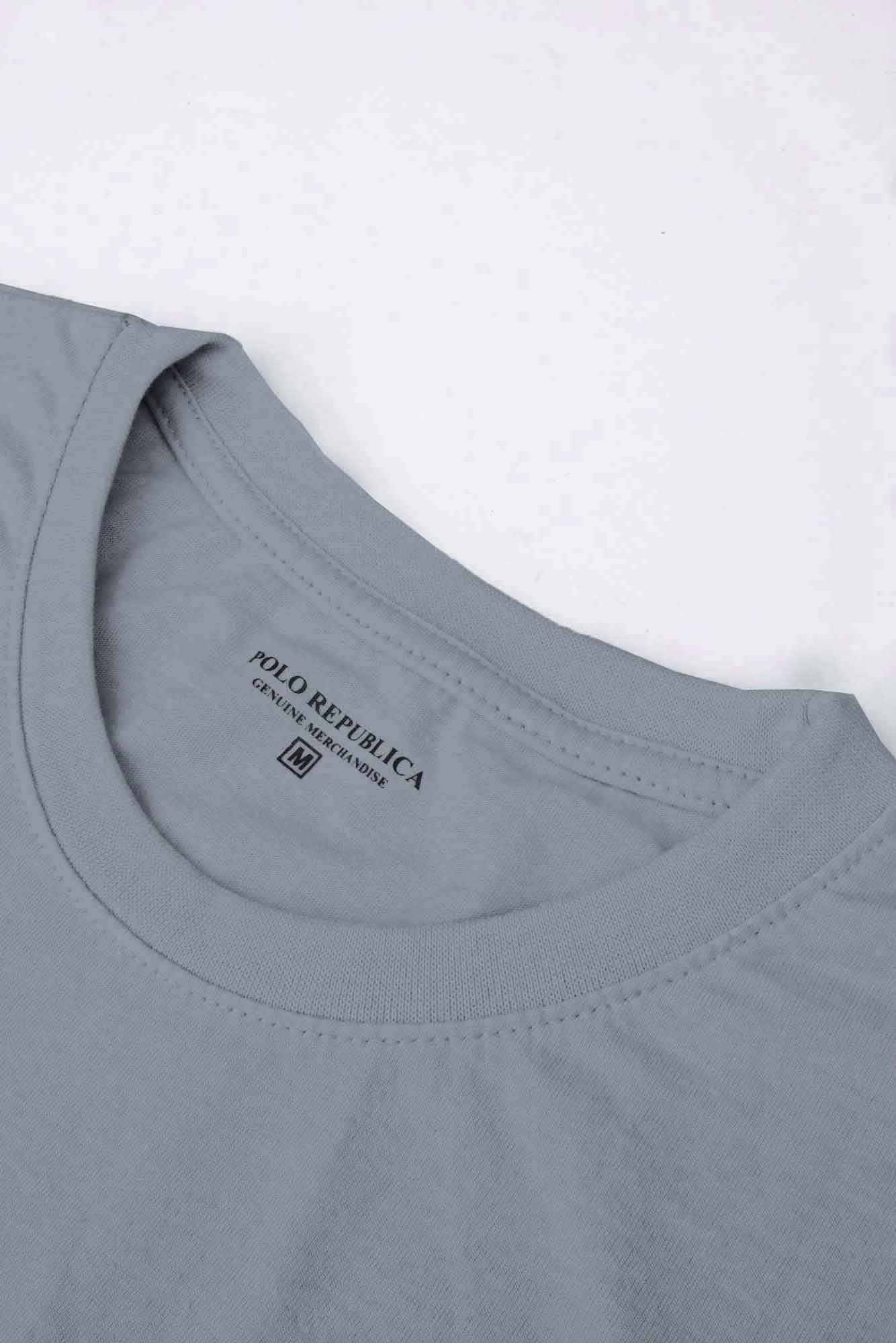 Polo Republica Men's Bear Printed Crew Neck Tee Shirt