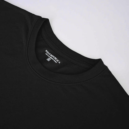 Polo Republica Men's Dark Printed Short Sleeve Tee Shirt