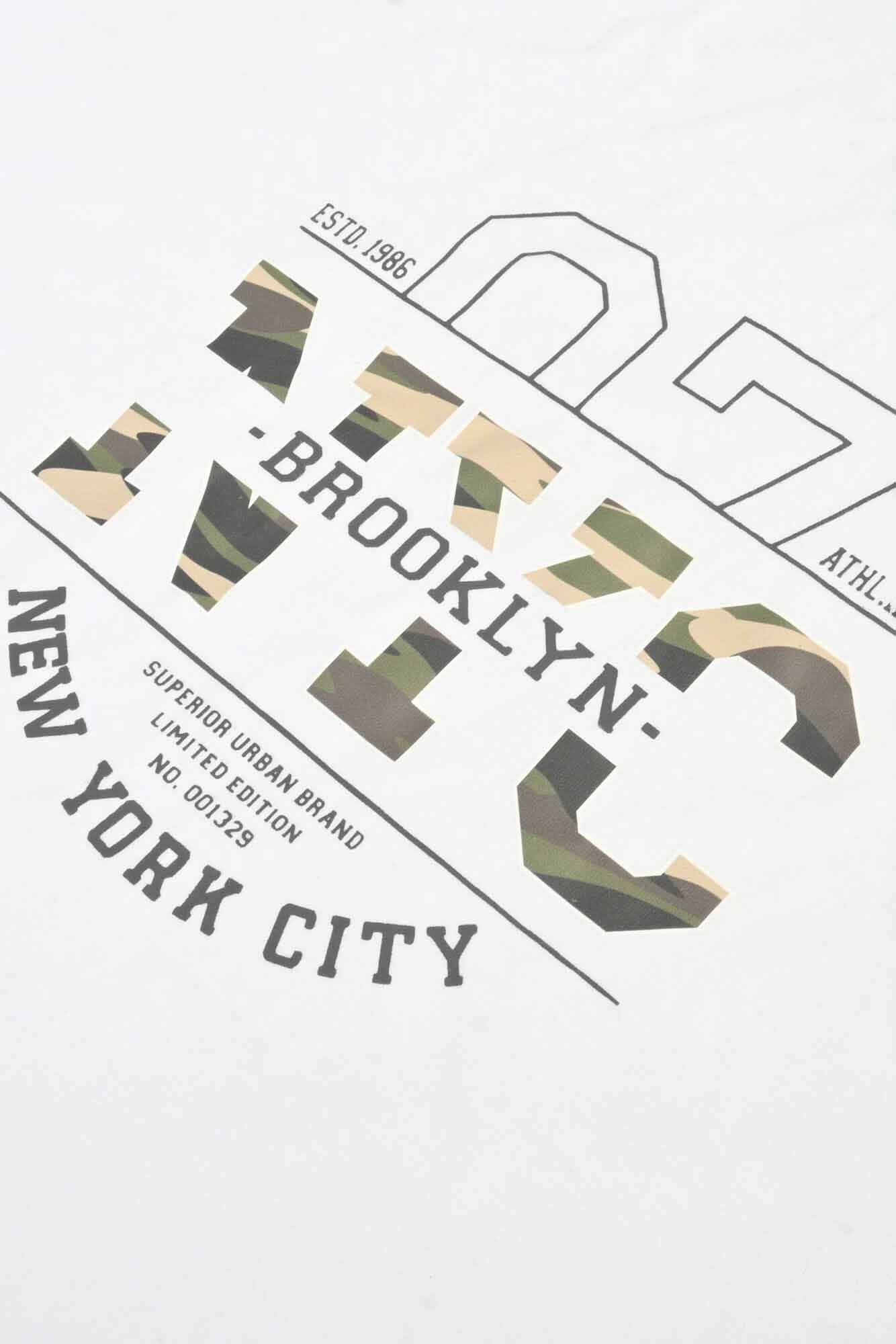 Polo Republica Men's NYC 7 Printed Short Sleeve Tee Shirt