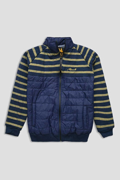 Max 21 Men's Wroclaw Quilted Raglan Zipper Jacket