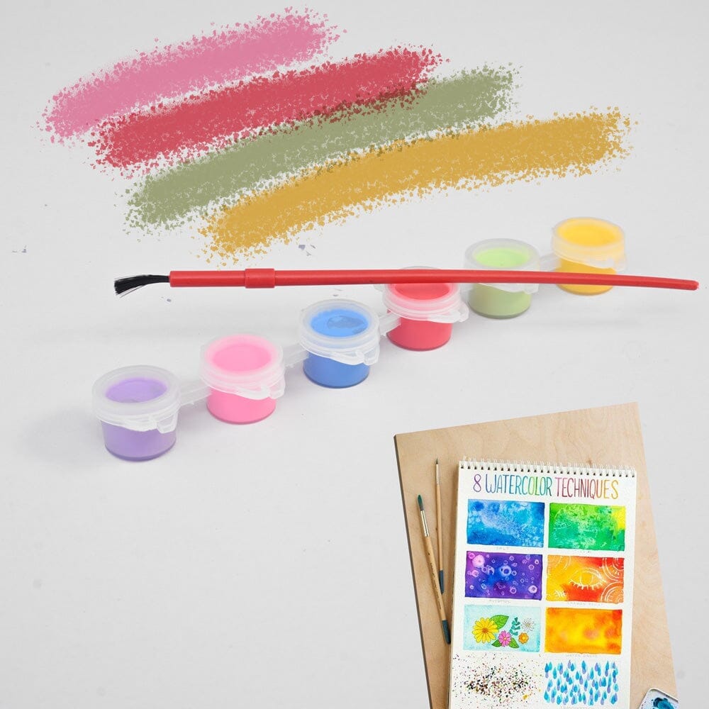 Kid's Classic Paint Kit With Brush - Pack Of 6 Stationary & General Accessories SRL 