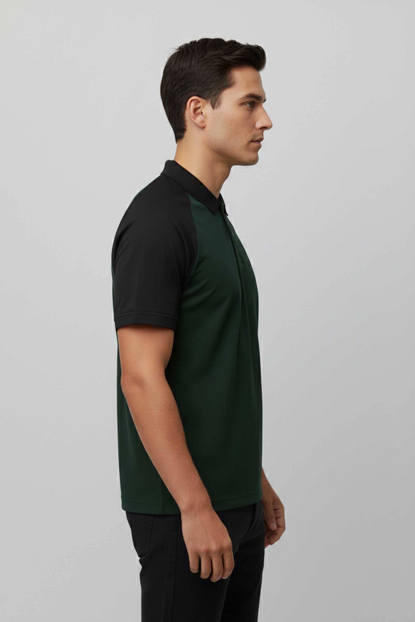 Bottle Green & Black