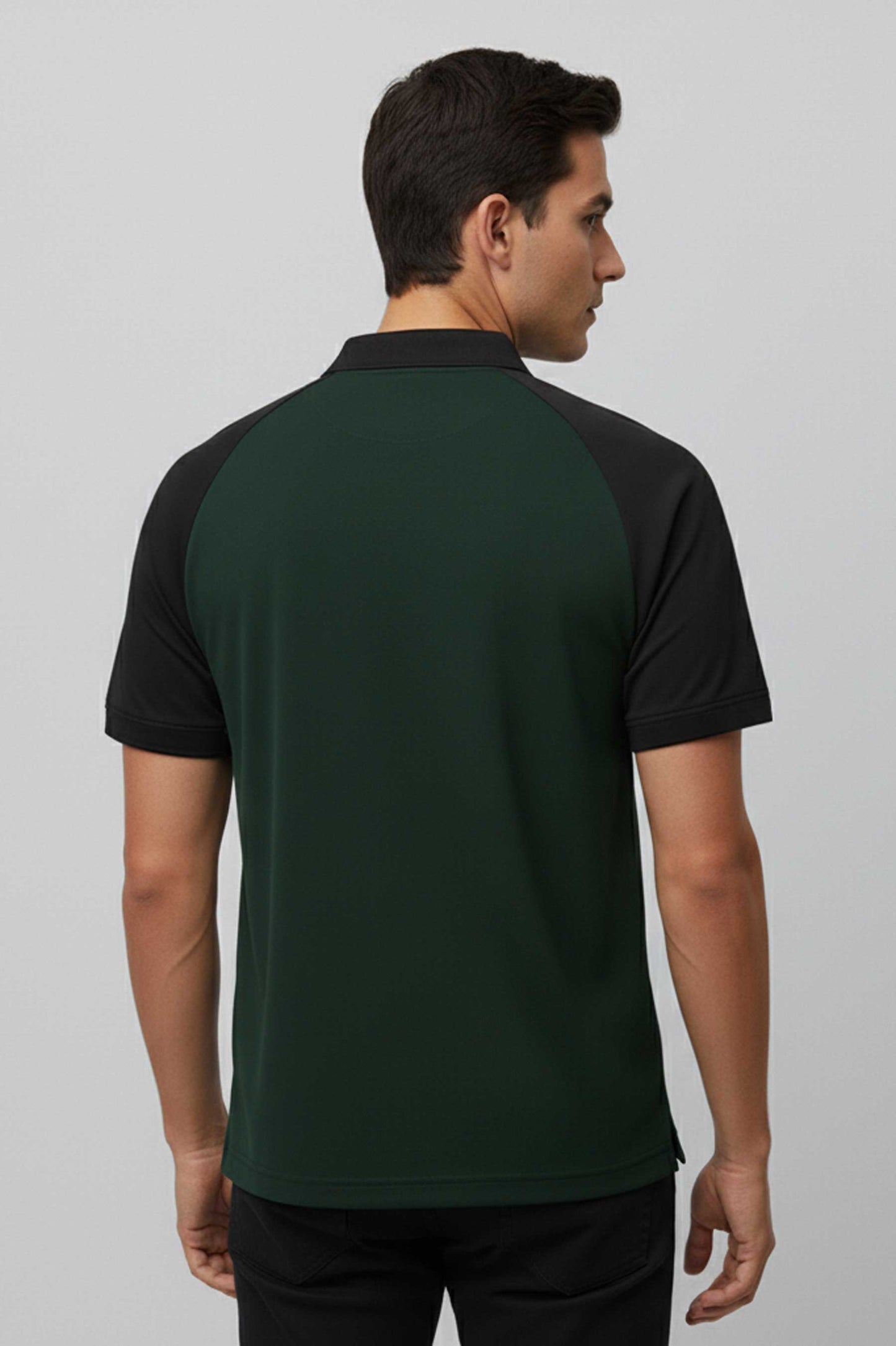 Bottle Green & Black