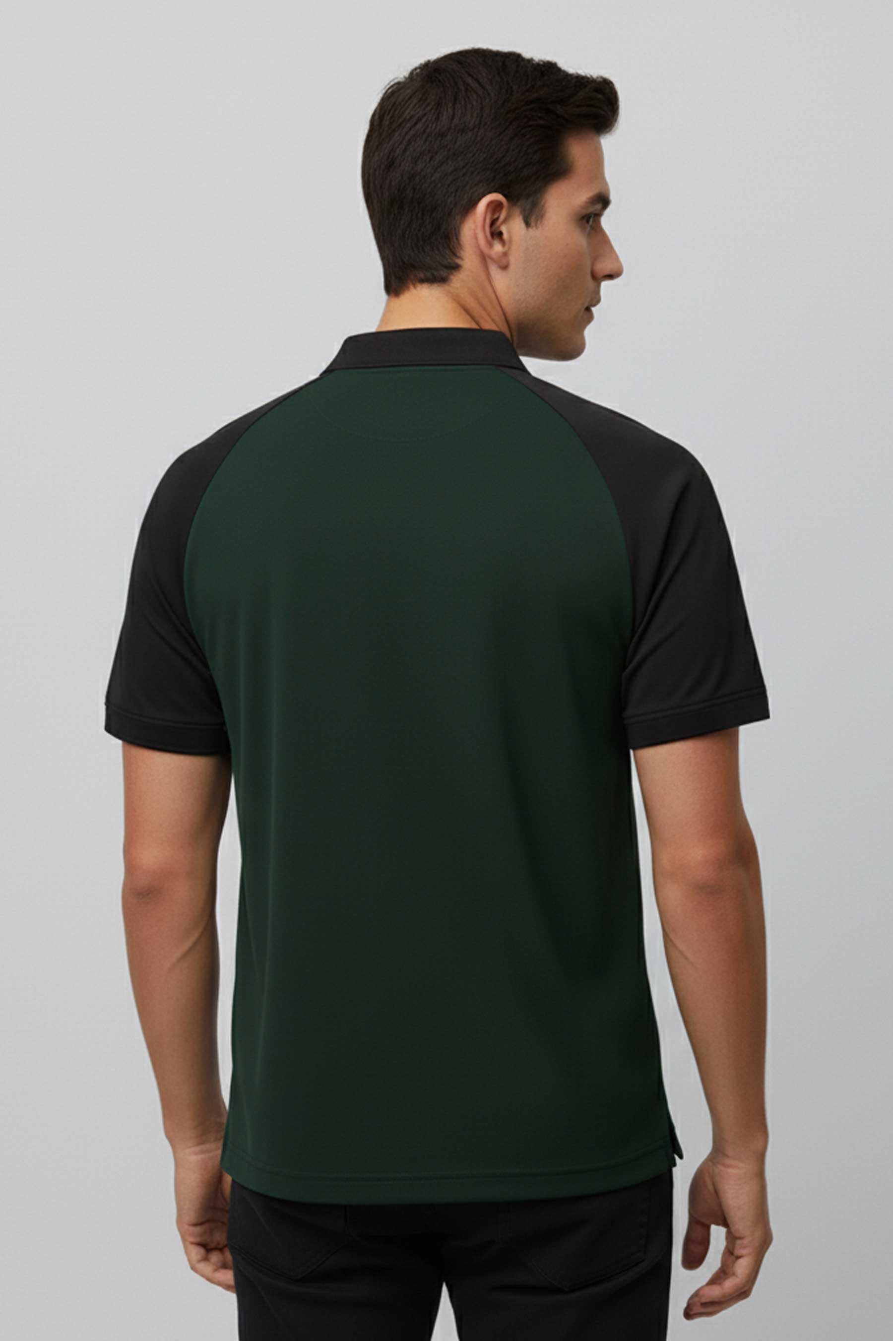 Bottle Green & Black