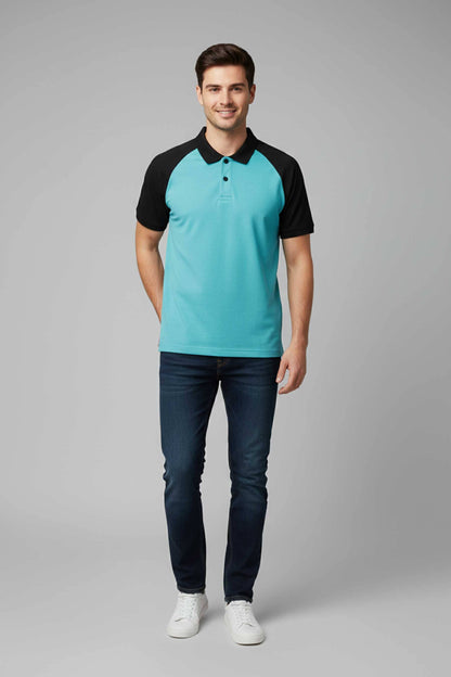 Light Turquoise & Black