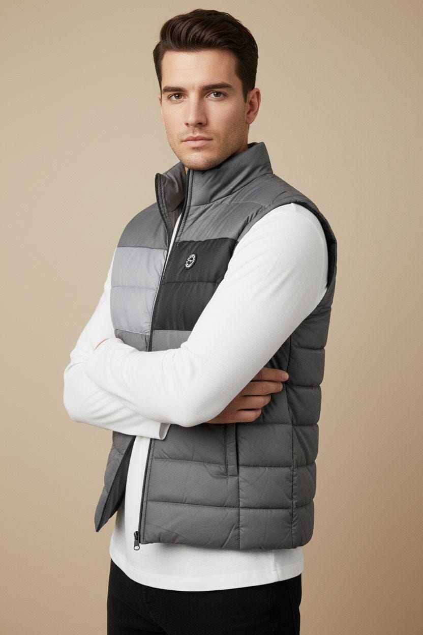 Eternity Men's Color Block Puffer Gilet