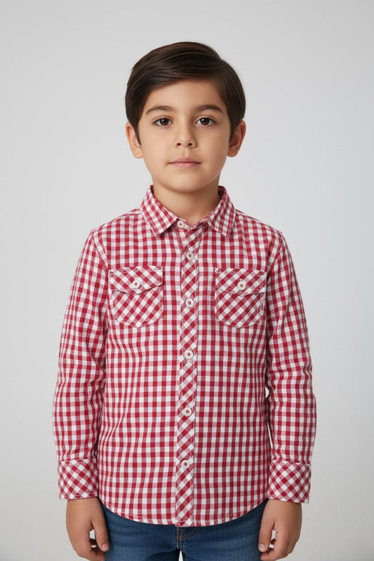 Styles Republic Boy's Checked Casual Shirt
