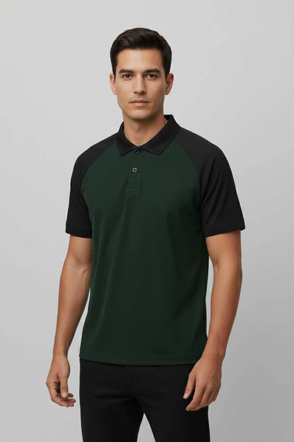 Bottle Green & Black