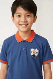 Styles Republic Boy's Embroidered Badge Polo Shirt