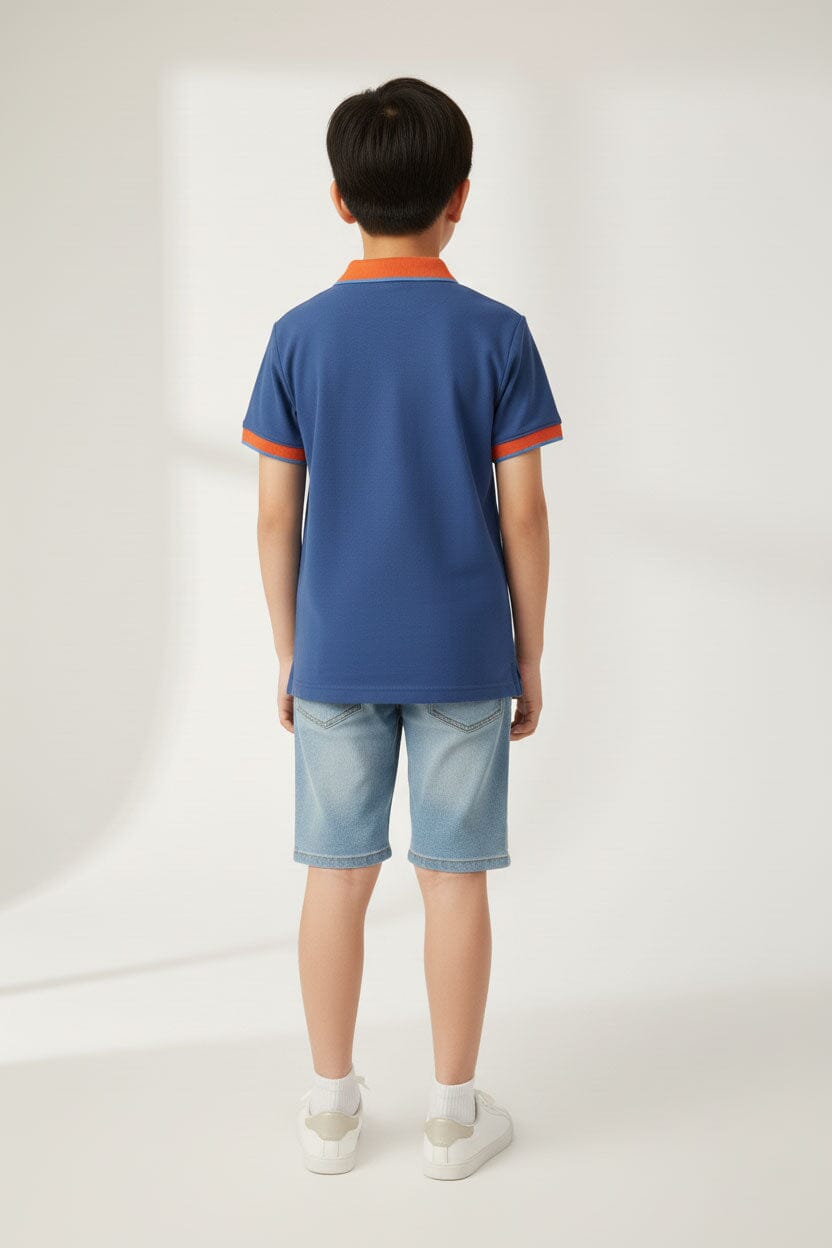 Styles Republic Boy's Embroidered Badge Polo Shirt