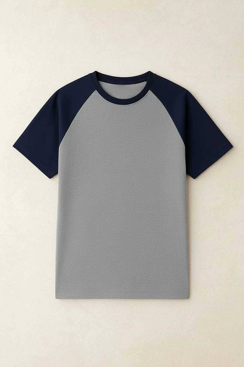 Heather Grey & Navy