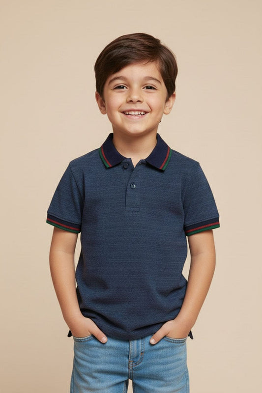 Styles Republic Boy's Tipped Polo Shirt