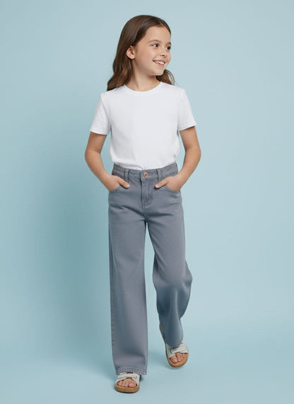 TS Girl's Wide Leg Denim