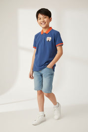Styles Republic Boy's Embroidered Badge Polo Shirt