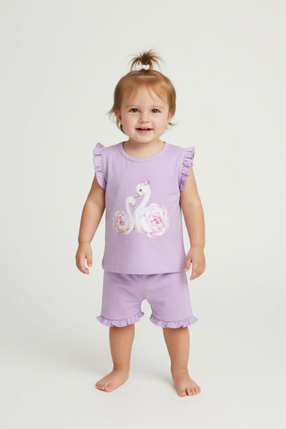 Polo Republica Girl's Swan Twin Set