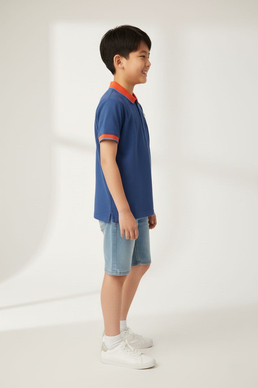 Styles Republic Boy's Embroidered Badge Polo Shirt