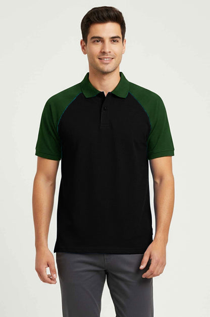 Black & Bottle Green