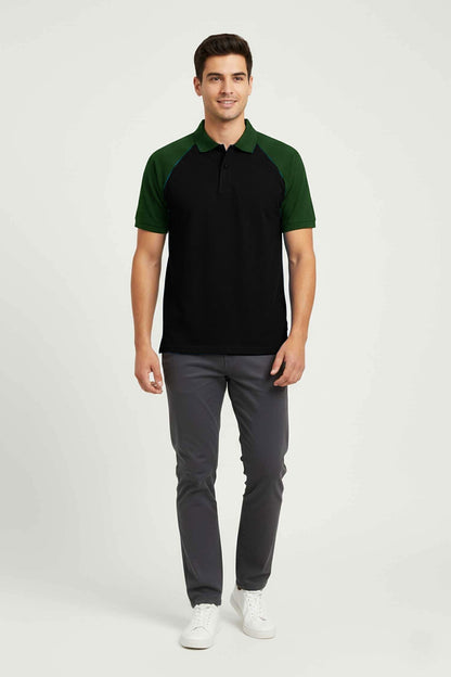 Black & Bottle Green