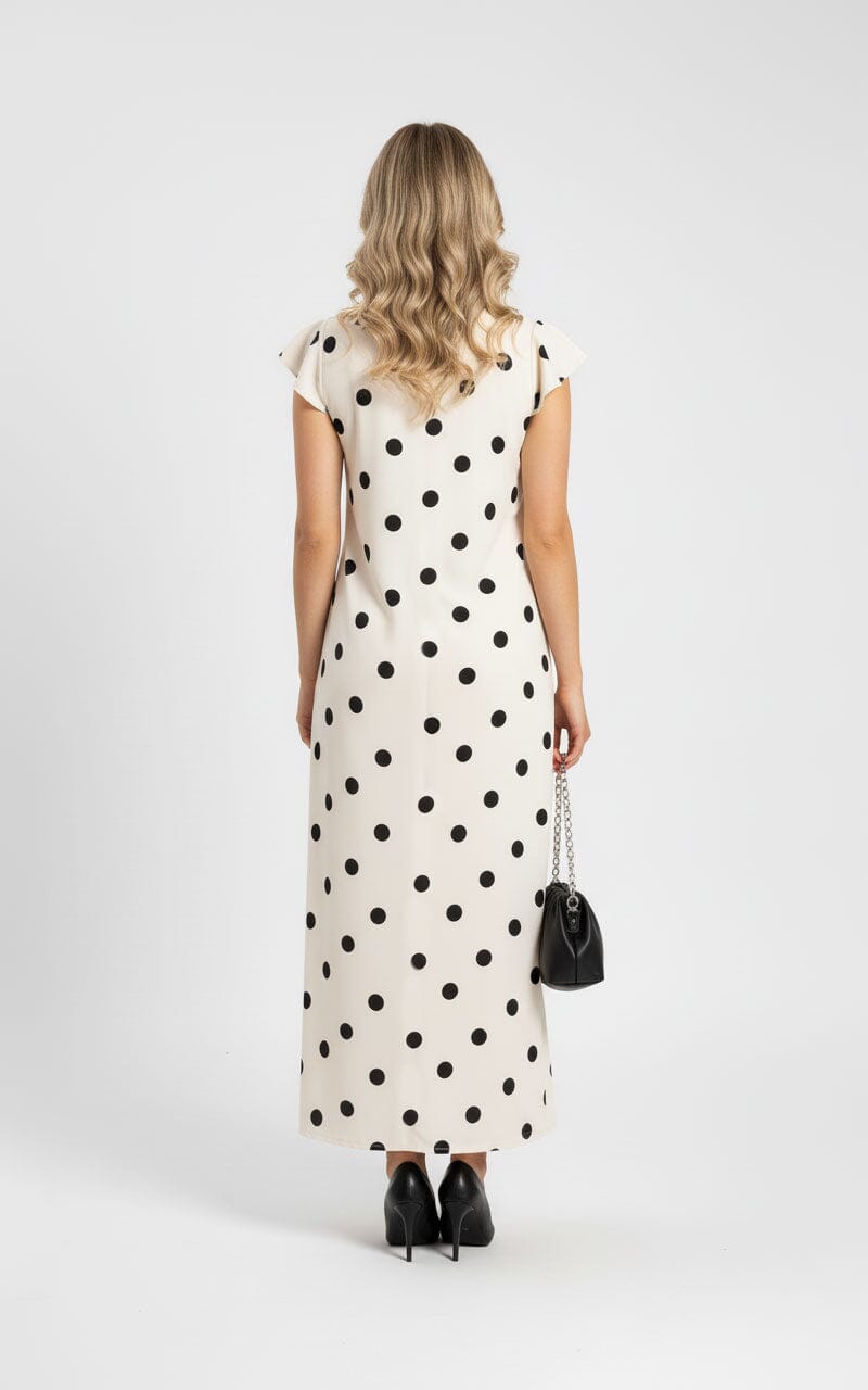East West Women's Polka Dot Dress