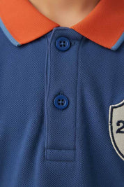 Styles Republic Boy's Embroidered Badge Polo Shirt
