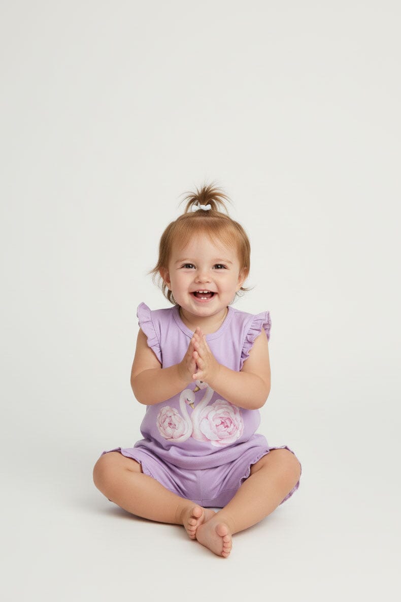 Polo Republica Girl's Swan Twin Set