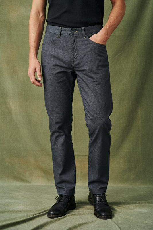 Dimensions Men's Regular Fit Cotton Pants