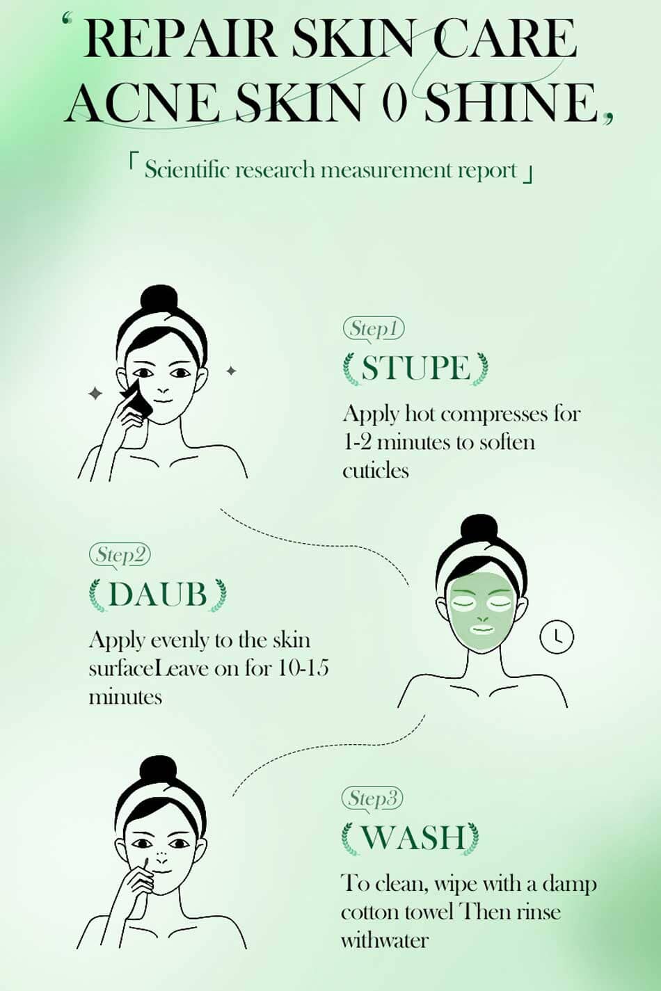 Sadoer Mugwort Anti Pores Acne Clay Stick - 40g