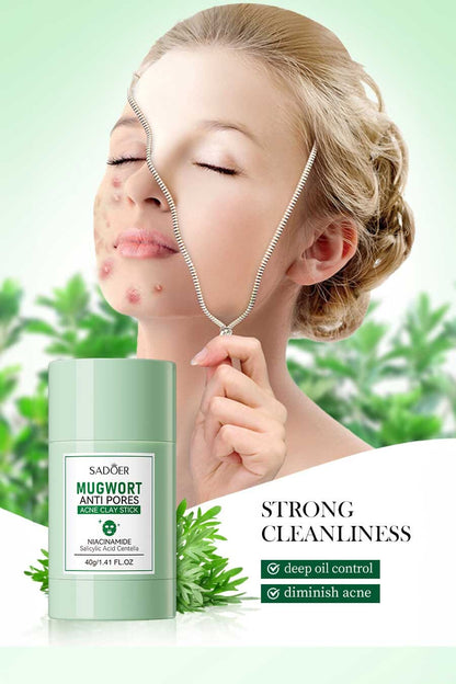 Sadoer Mugwort Anti Pores Acne Clay Stick - 40g