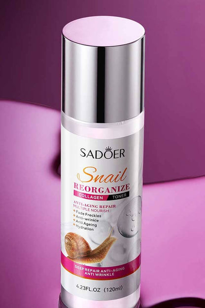 Sadoer Snail Reorganize Collagen Toner - 120ml