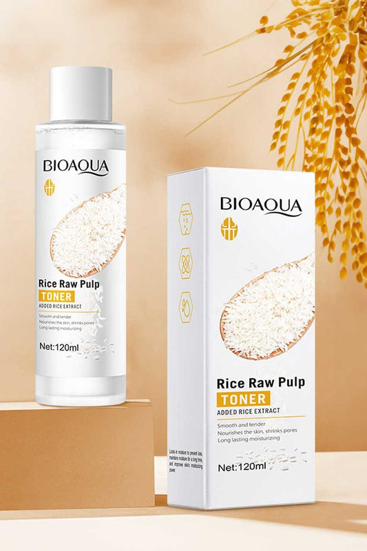 Bioaqua Rice Raw Pulp Face Toner - 120ml