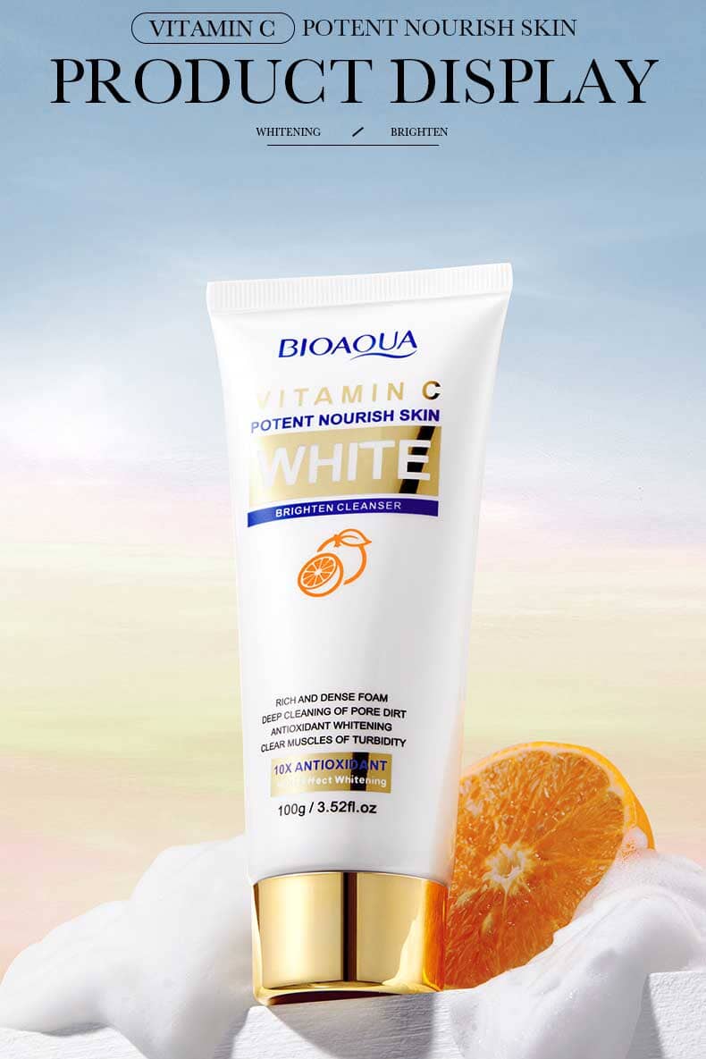 Bioaqua Vitamin C White Brighten Oil Control Deep Cleanser