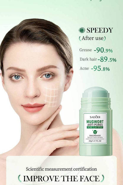 Sadoer Mugwort Anti Pores Acne Clay Stick - 40g