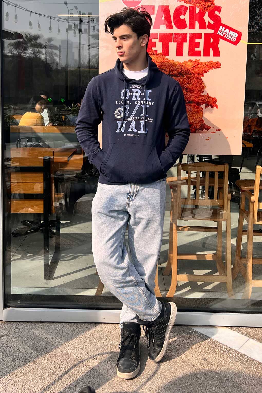 X-M Men's Original Printed Pullover Hoodie