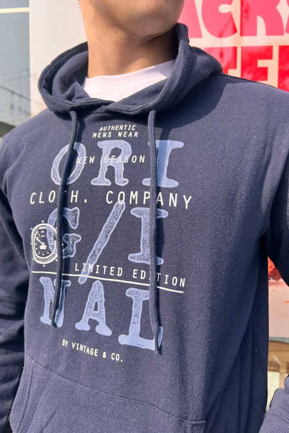 X-M Men's Original Printed Pullover Hoodie