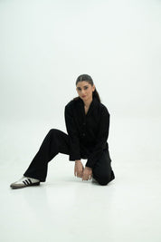 USQUARED Women's Shawl Collar Co-Ord Set