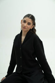 USQUARED Women's Shawl Collar Co-Ord Set