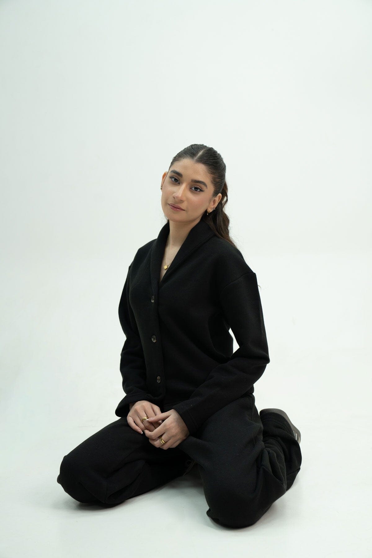 USQUARED Women's Shawl Collar Co-Ord Set