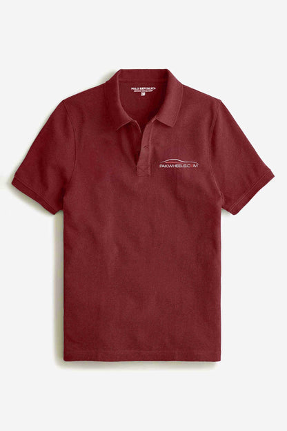 Polo Republica Men's PakWheels Hatch Life Printed Short Sleeve Polo Shirt