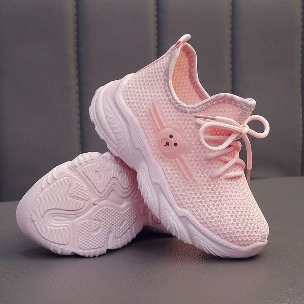 Kid's Korean Version Mesh Classic Sneakers Boy's Shoes Sunshine China Powder Pink EUR 26 