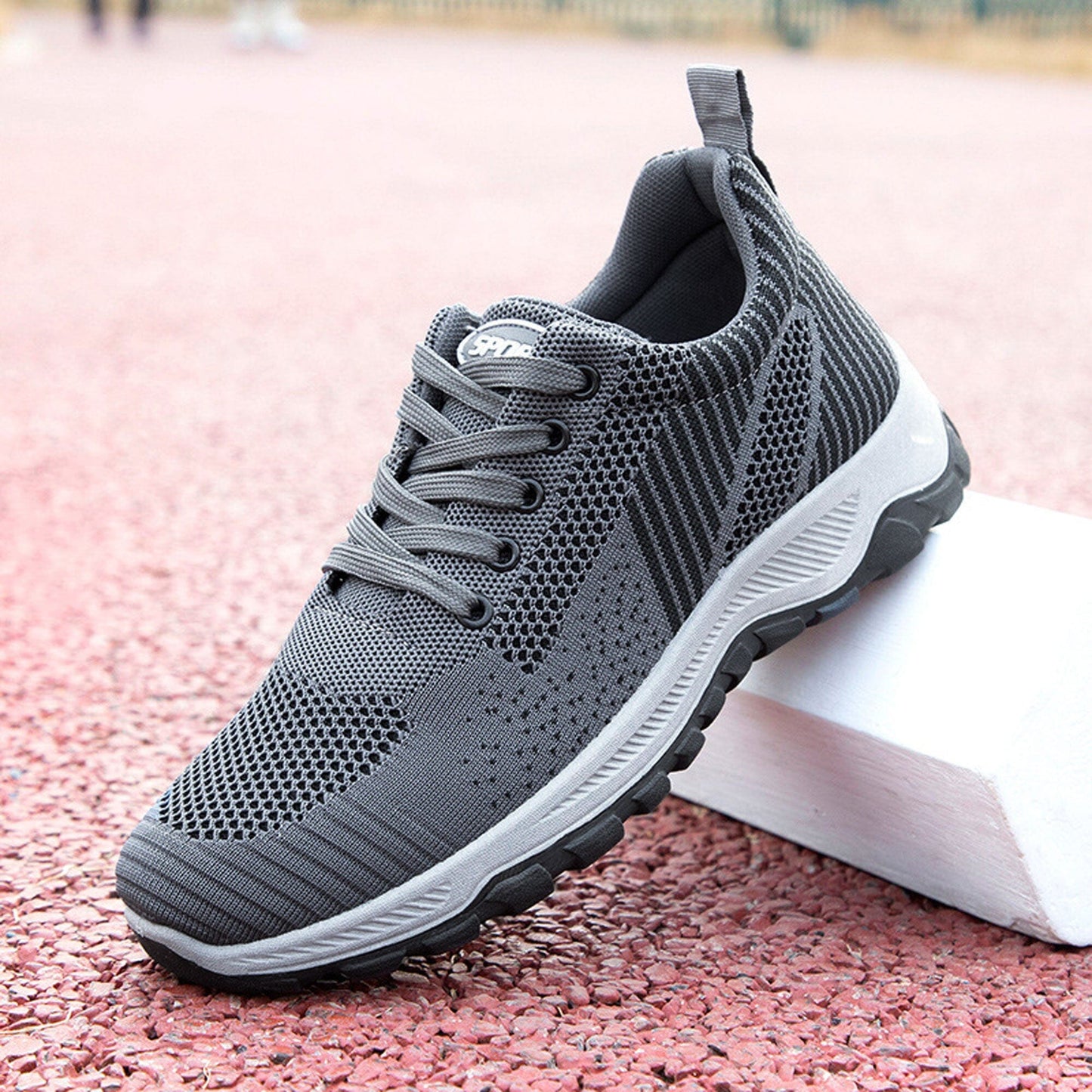 Sport Men's Fashionable Mesh Comfort Shoes Men's Shoes Sunshine China Graphite EUR 39 