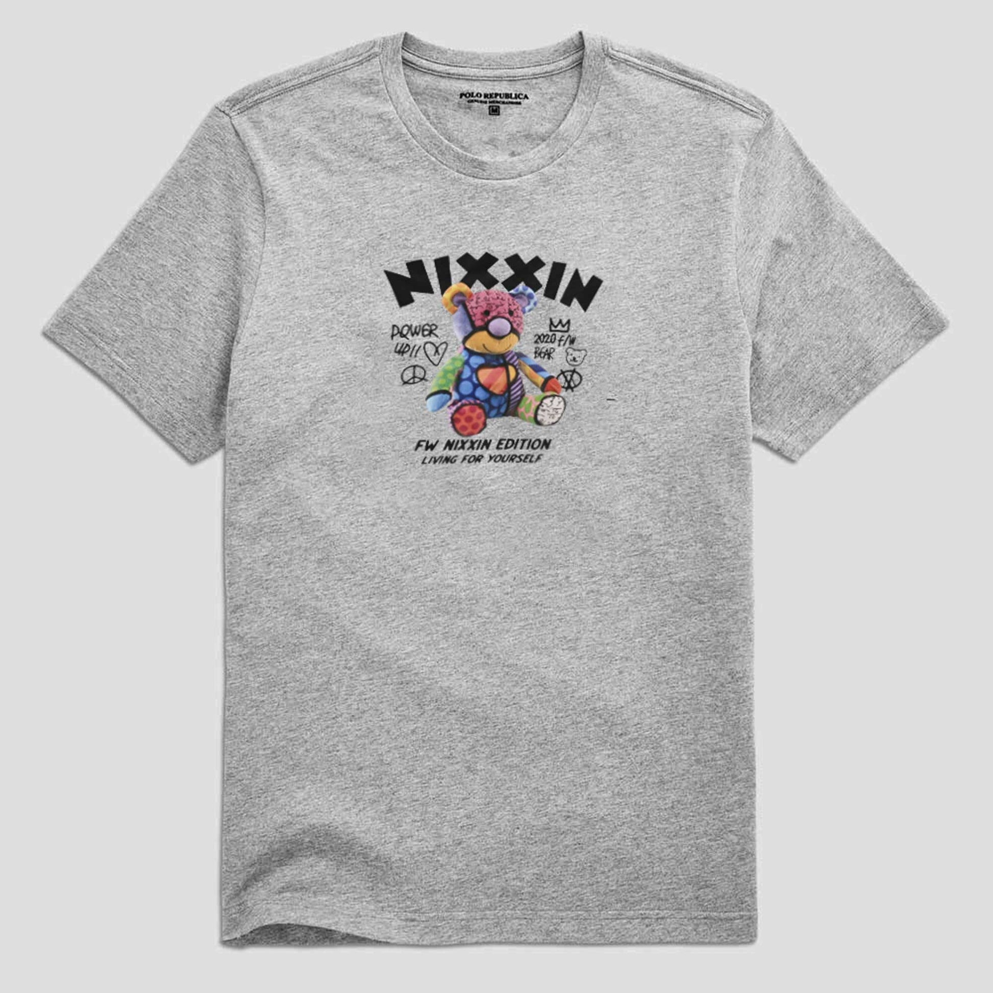 Polo Republica Men's Nixxin Edition Printed Crew Neck Tee Shirt Men's Tee Shirt Polo Republica 