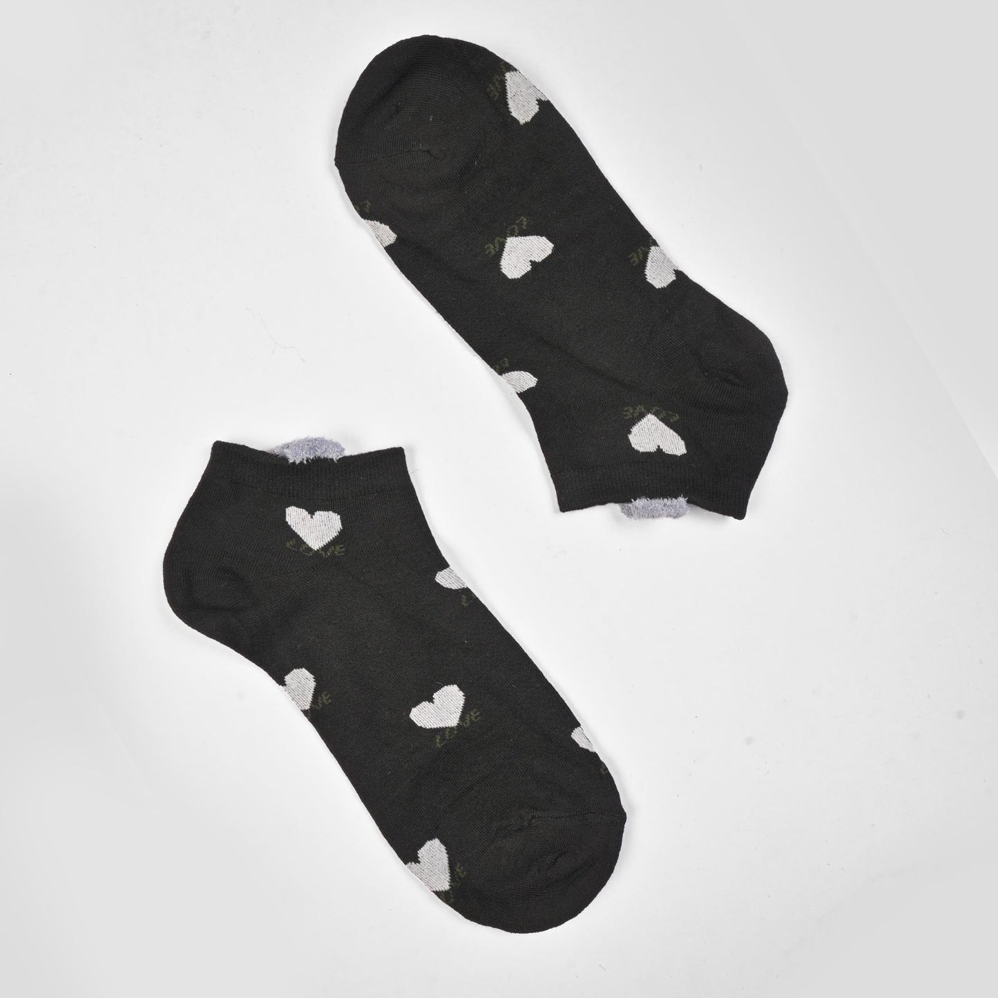 Fashion Women's Herstal Design Anklet Socks Socks SRL Black D4 EUR 35-40
