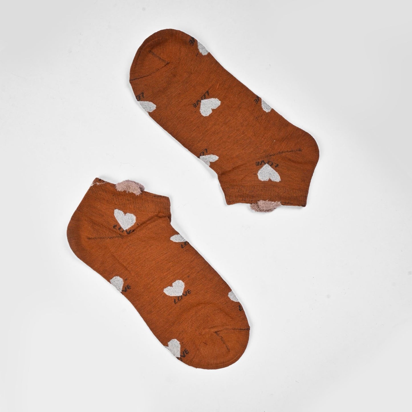 Fashion Women's Herstal Design Anklet Socks Socks SRL Rust D4 EUR 35-40