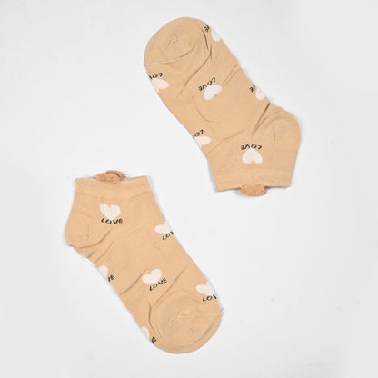 Fashion Women's Herstal Design Anklet Socks Socks SRL Skin D4 EUR 35-40